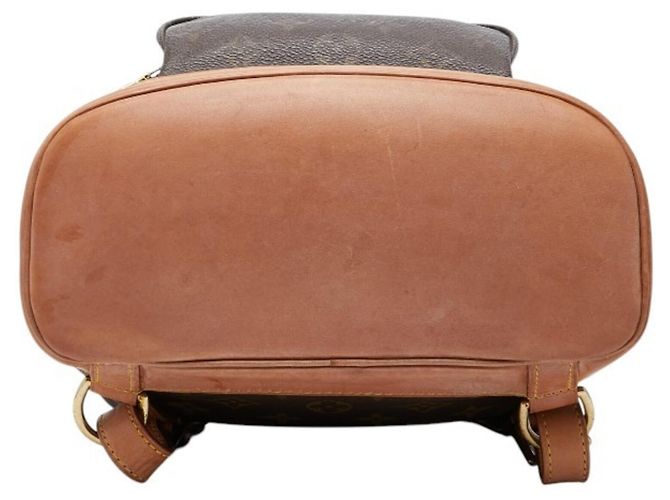 Zaino Louis Vuitton Monogram Montsouris MM Marrone - vista 3