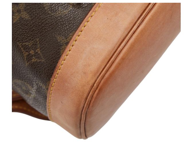Zaino Louis Vuitton Monogram Montsouris MM Marrone - vista 5