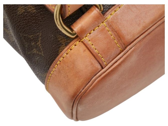Zaino Louis Vuitton Monogram Montsouris MM Marrone - vista 7