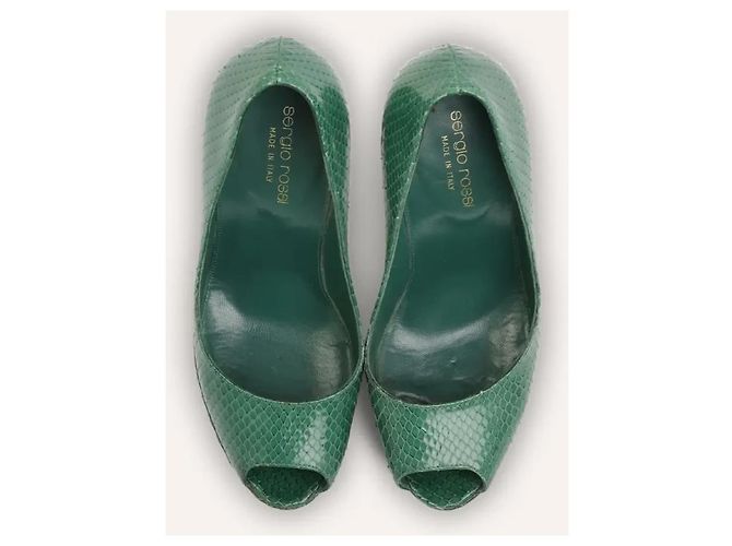Sergio Rossi Sandalias Verde oscuro - vista 3