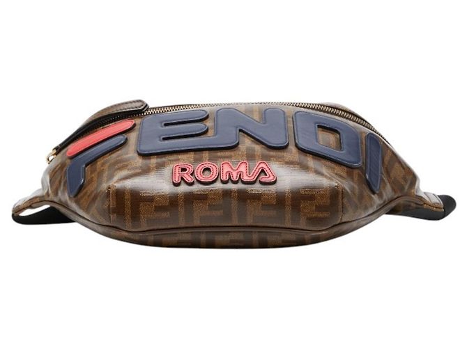 Borsa a tracolla Fendi x Fila Zucca Marrone Multicolore - vista 3