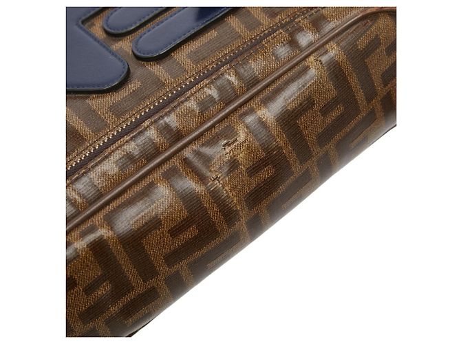 Borsa a tracolla Fendi x Fila Zucca Marrone Multicolore - vista 6