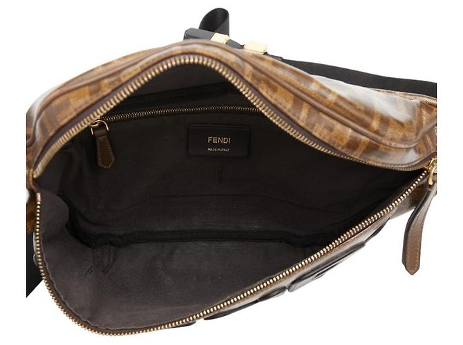 Borsa a tracolla Fendi x Fila Zucca Marrone Multicolore - vista 9