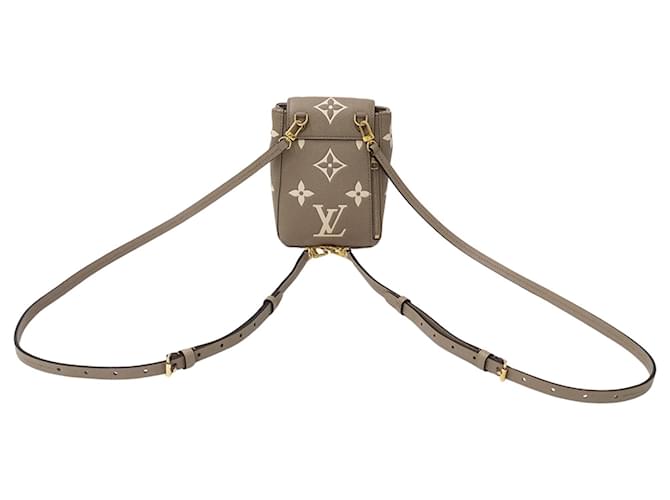 Borsa Louis Vuitton Bicolor Monogram Empreinte Multicolore Beige - vista 3