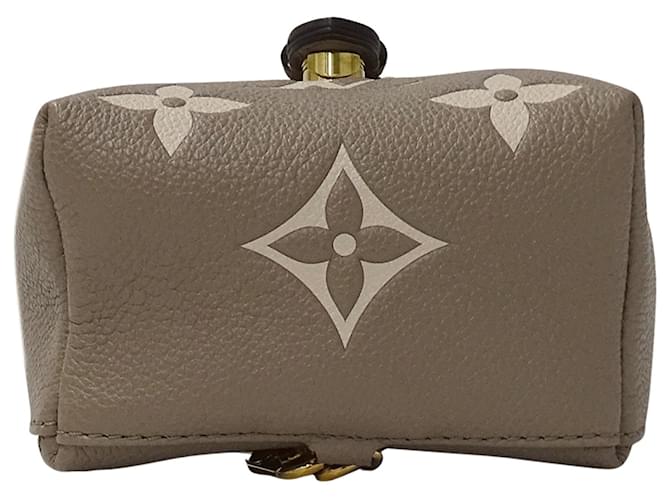 Borsa Louis Vuitton Bicolor Monogram Empreinte Multicolore Beige - vista 4