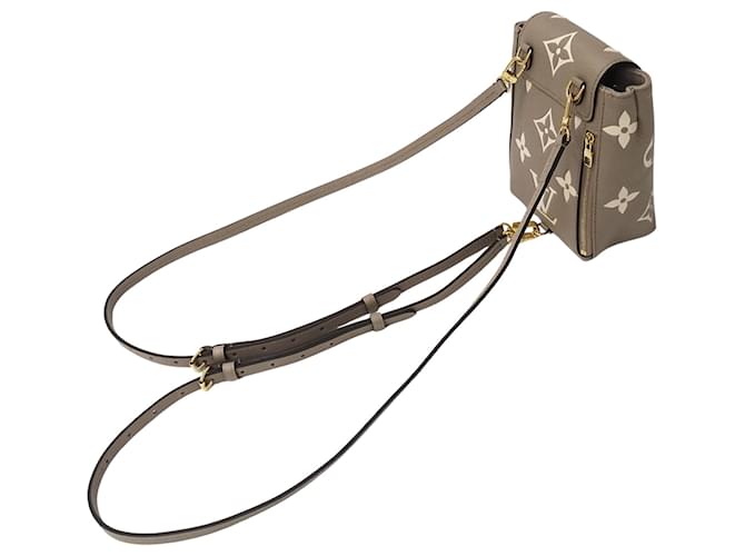 Borsa Louis Vuitton Bicolor Monogram Empreinte Multicolore Beige - vista 5