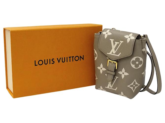 Borsa Louis Vuitton Bicolor Monogram Empreinte Multicolore Beige - vista 8