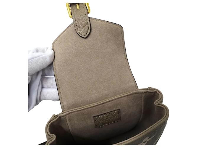 Borsa Louis Vuitton Bicolor Monogram Empreinte Multicolore Beige - vista 9