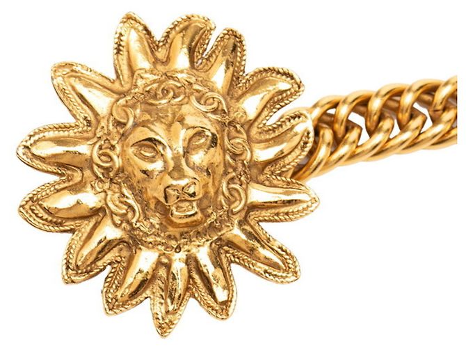 Chanel Coco Mark Löwenmotiv Kettengürtel Golden - Ansicht 2