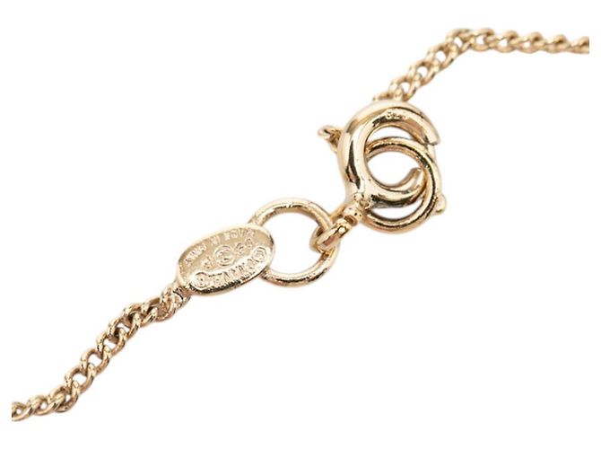 Collana con pendente Chanel Coco Mark Heart Multicolore D'oro - vista 5