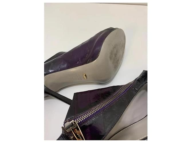 Sergio Rossi Sandali Viola scuro - vista 7