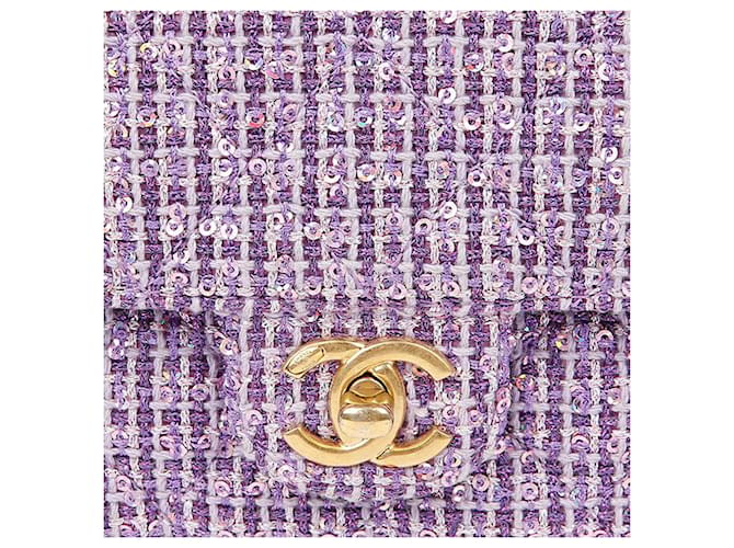 Chanel Borsa a tracolla Tote Cc Logo Small Porpora - vista 2