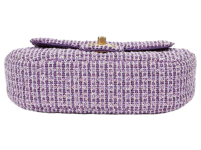 Chanel Borsa a tracolla Tote Cc Logo Small Porpora - vista 6