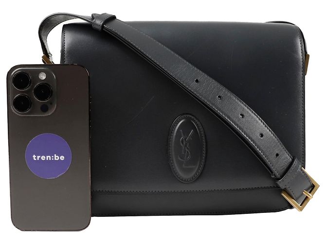 Saint Laurent Le Saddle Shoulder Crossbody Bag Gris - vue 10