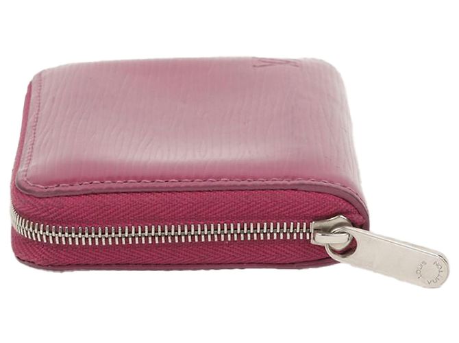 Louis Vuitton Portafoglio Portamonete Zippy Rosso - vista 5