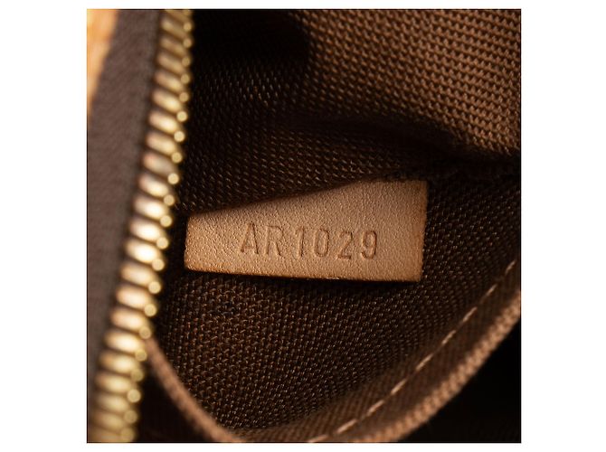 Borsa a Spalla Louis Vuitton Monogram Canvas Thames GM Marrone - vista 6