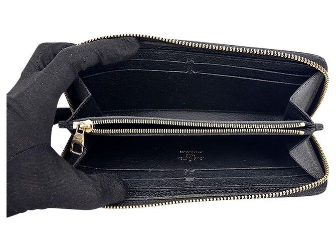 Louis Vuitton Cartera larga Empreinte Clemence Negro - vista 10