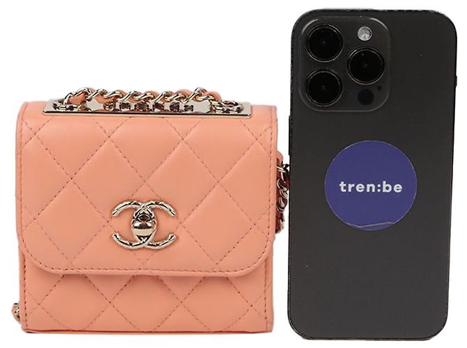 Trendy CC Chanel Bolso bandolera mini Cc de tendencia Rosa - vista 8