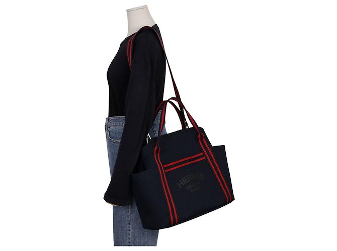Hermès Borsa per la Cura del Grooming Tote Shoulder Bag Blu - vista 10