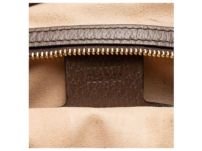 Sac Tote Large Gucci GG Supreme Ophidia Marrom Bege - vista 6