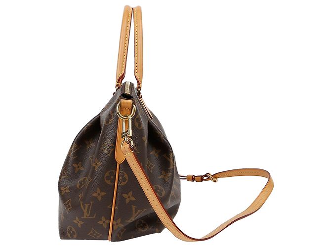 Louis Vuitton Borsa a tracolla Turenne Mm Tote Marrone - vista 4