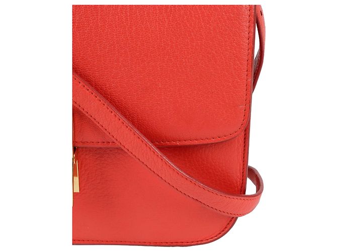 Céline Classic Box Medium Schultertasche Rot - Ansicht 3
