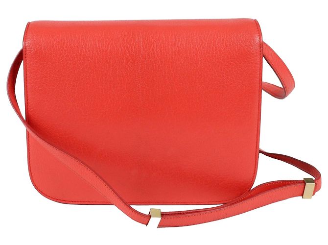 Céline Classic Box Medium Schultertasche Rot - Ansicht 5