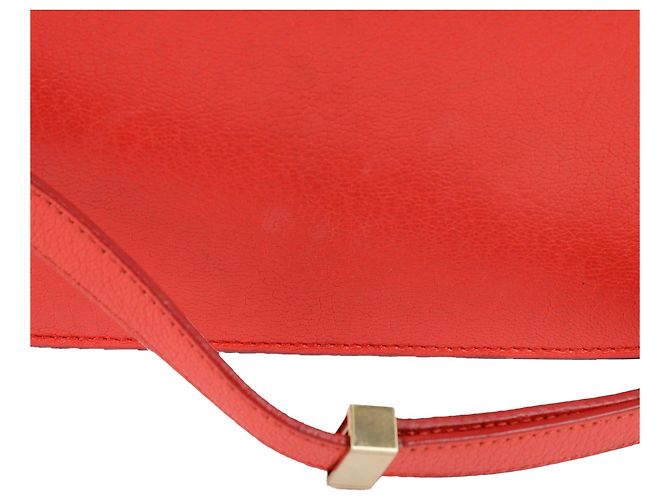 Céline Classic Box Medium Schultertasche Rot - Ansicht 6