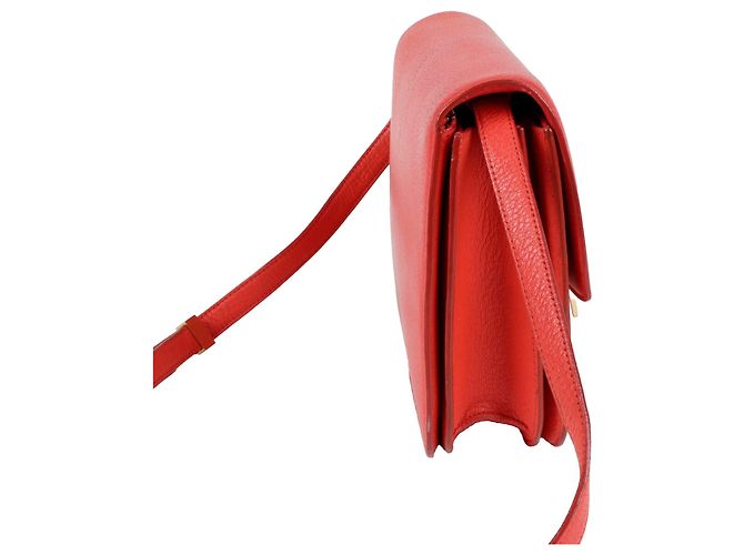 Céline Classic Box Medium Schultertasche Rot - Ansicht 7