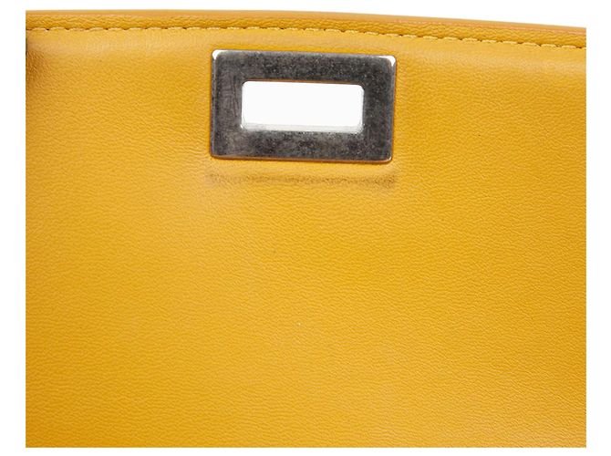 Céline Borsa a Spalla Classic Box Medium Giallo - vista 10