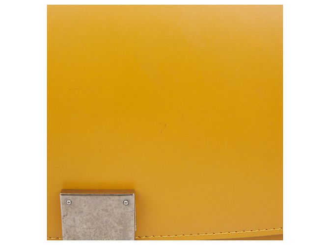 Céline Borsa a Spalla Classic Box Medium Giallo - vista 4