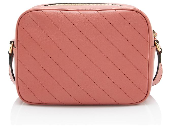 Piccola borsa a tracolla Blondie in pelle di vitello Gucci Rosa - vista 3