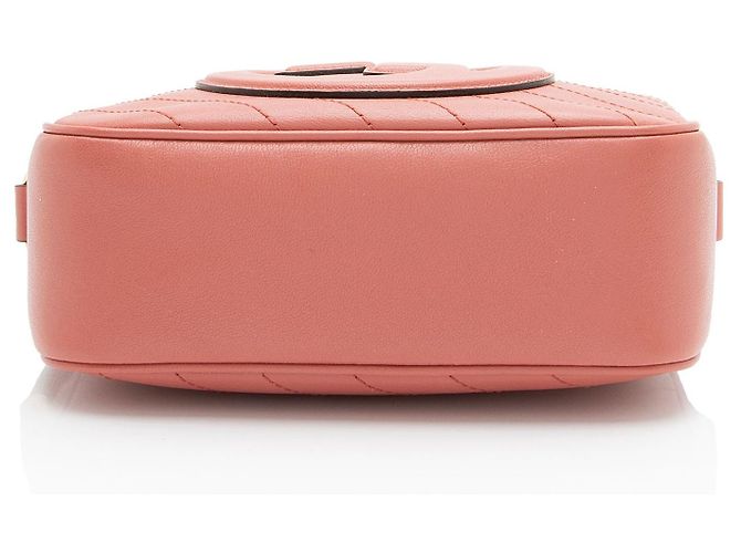 Piccola borsa a tracolla Blondie in pelle di vitello Gucci Rosa - vista 4