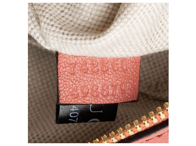 Piccola borsa a tracolla Blondie in pelle di vitello Gucci Rosa - vista 6