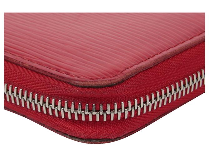 Louis Vuitton Portafoglio Lungo Zippy Rosso - vista 10