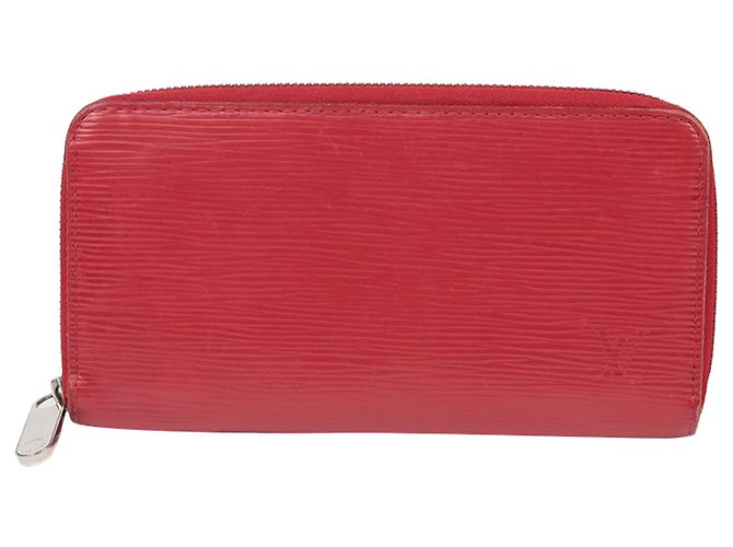 Louis Vuitton Portafoglio Lungo Zippy Rosso - vista 2