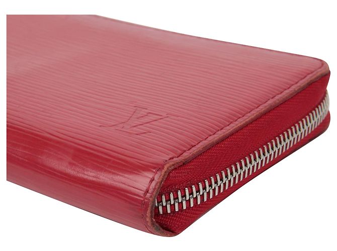 Louis Vuitton Portafoglio Lungo Zippy Rosso - vista 7