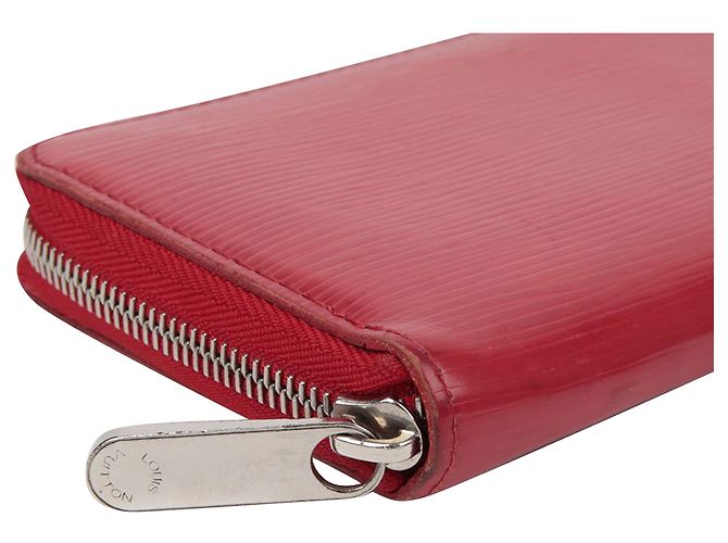 Louis Vuitton Portafoglio Lungo Zippy Rosso - vista 8
