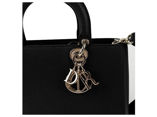 Dior Sac à bandoulière cabas medium Lady De Sire My Abc Noir - vue 2