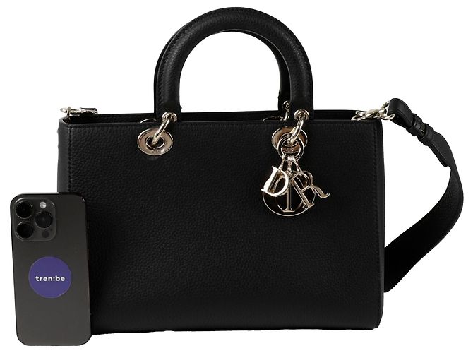 Dior Sac à bandoulière cabas medium Lady De Sire My Abc Noir - vue 9