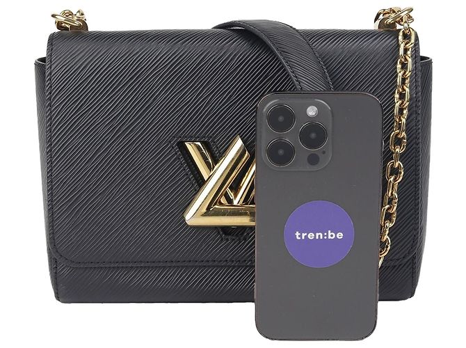 Louis Vuitton Borsa a tracolla e a spalla Twist Mm Shoulder Crossbody Bag Nero - vista 8