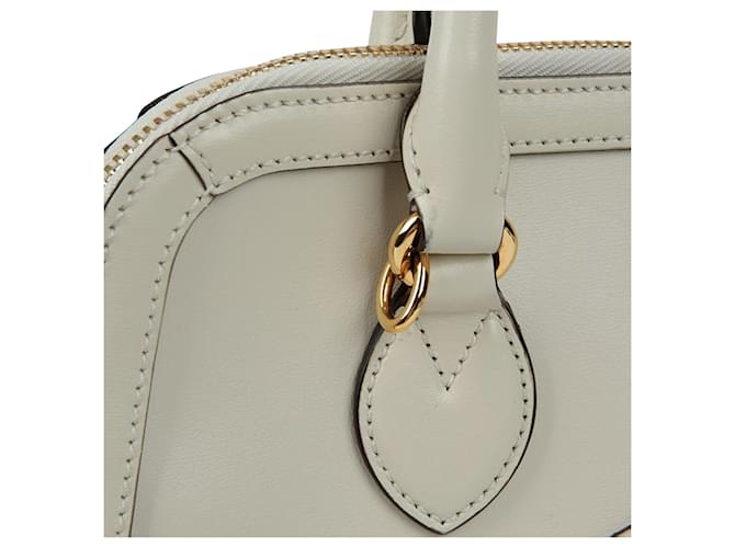 Gucci Borsa Tote Horsebit Medium Bianco - vista 3