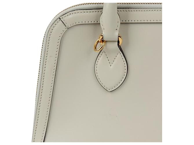 Gucci Borsa Tote Horsebit Medium Bianco - vista 8