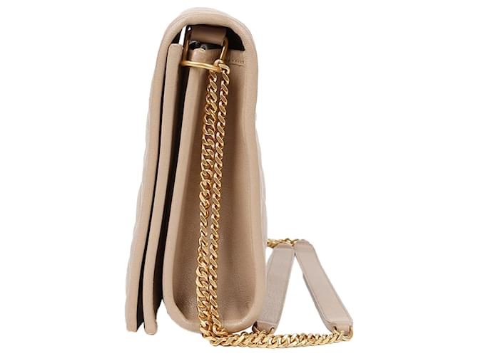 Saint Laurent Borsa a tracolla Becky Medium Marrone - vista 5