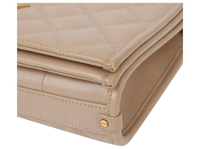 Saint Laurent Borsa a tracolla Becky Medium Marrone - vista 7