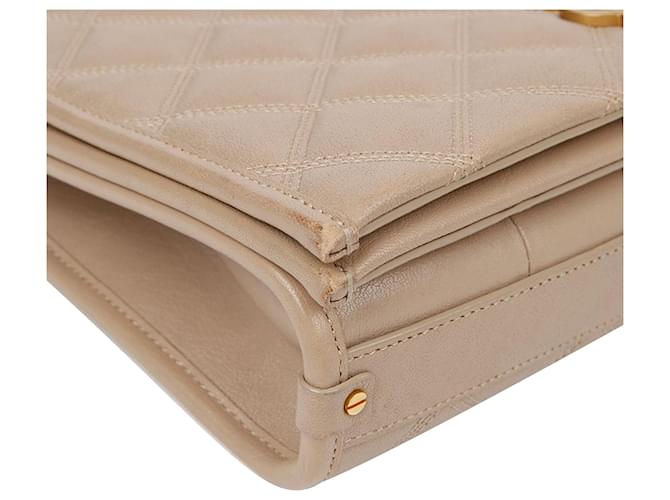 Saint Laurent Borsa a tracolla Becky Medium Marrone - vista 8