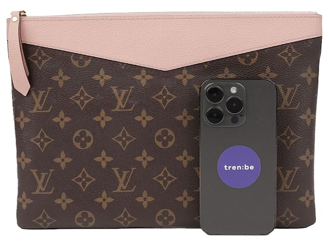 Louis Vuitton Pochette Daily Marrone - vista 9