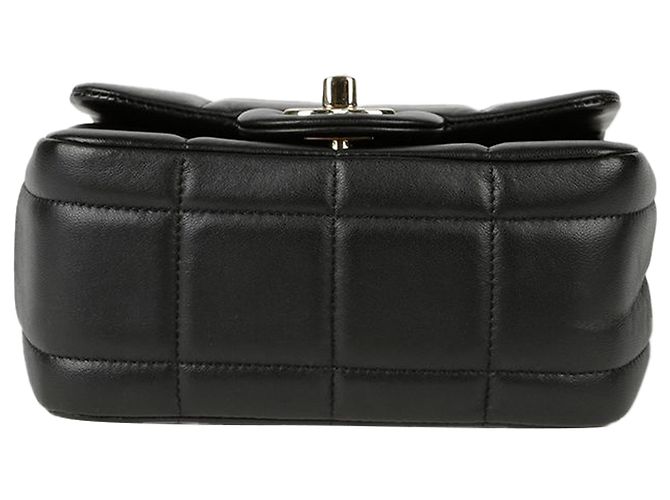 Chanel Mini borsa a tracolla e crossbody con catena Cube Nero - vista 5