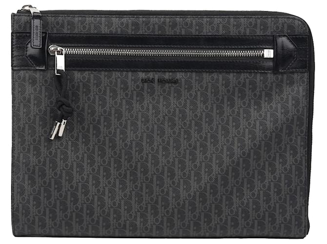 Oblique Dior Pochette Brive Noir - vue 2
