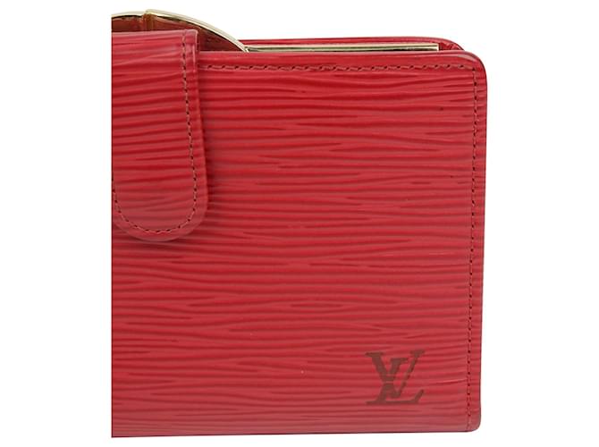 Louis Vuitton Portafoglio monete Epée Rosso - vista 3